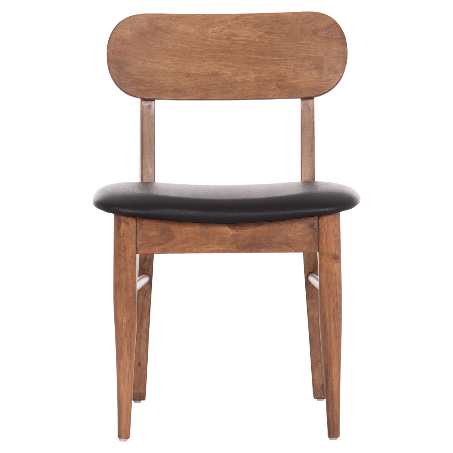 KΑΡΕΚΛΑ ΤΡΑΠΕΖΑΡΙΑΣ SEKOR HM9945.03 ΚΑΡΥΔΙ RUBBERWOOD-ΜΑΥΡΟ PU 51x48x79Υεκ