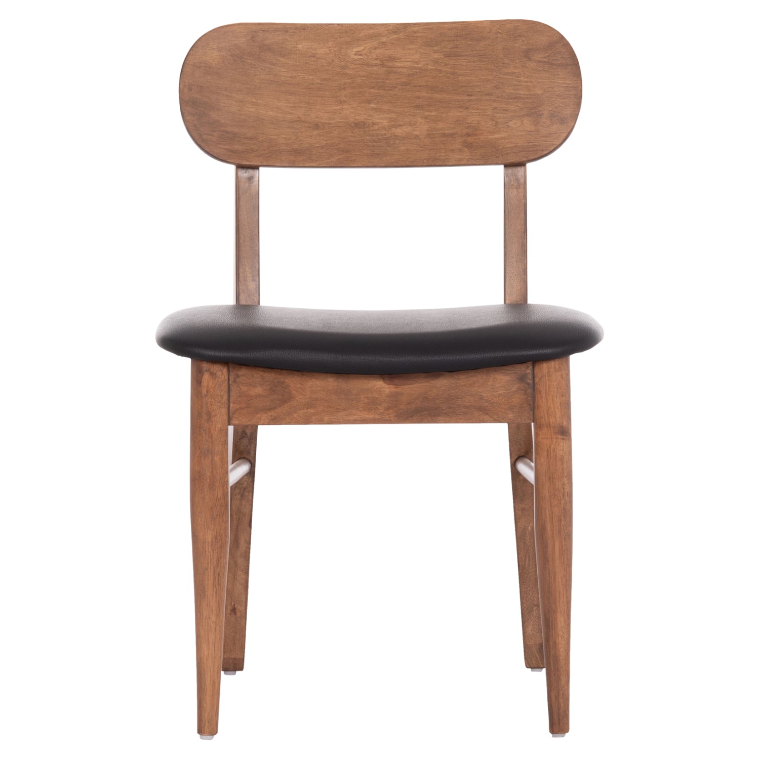 KΑΡΕΚΛΑ ΤΡΑΠΕΖΑΡΙΑΣ SEKOR HM9945.03 ΚΑΡΥΔΙ RUBBERWOOD-ΜΑΥΡΟ PU 51x48x79Υεκ