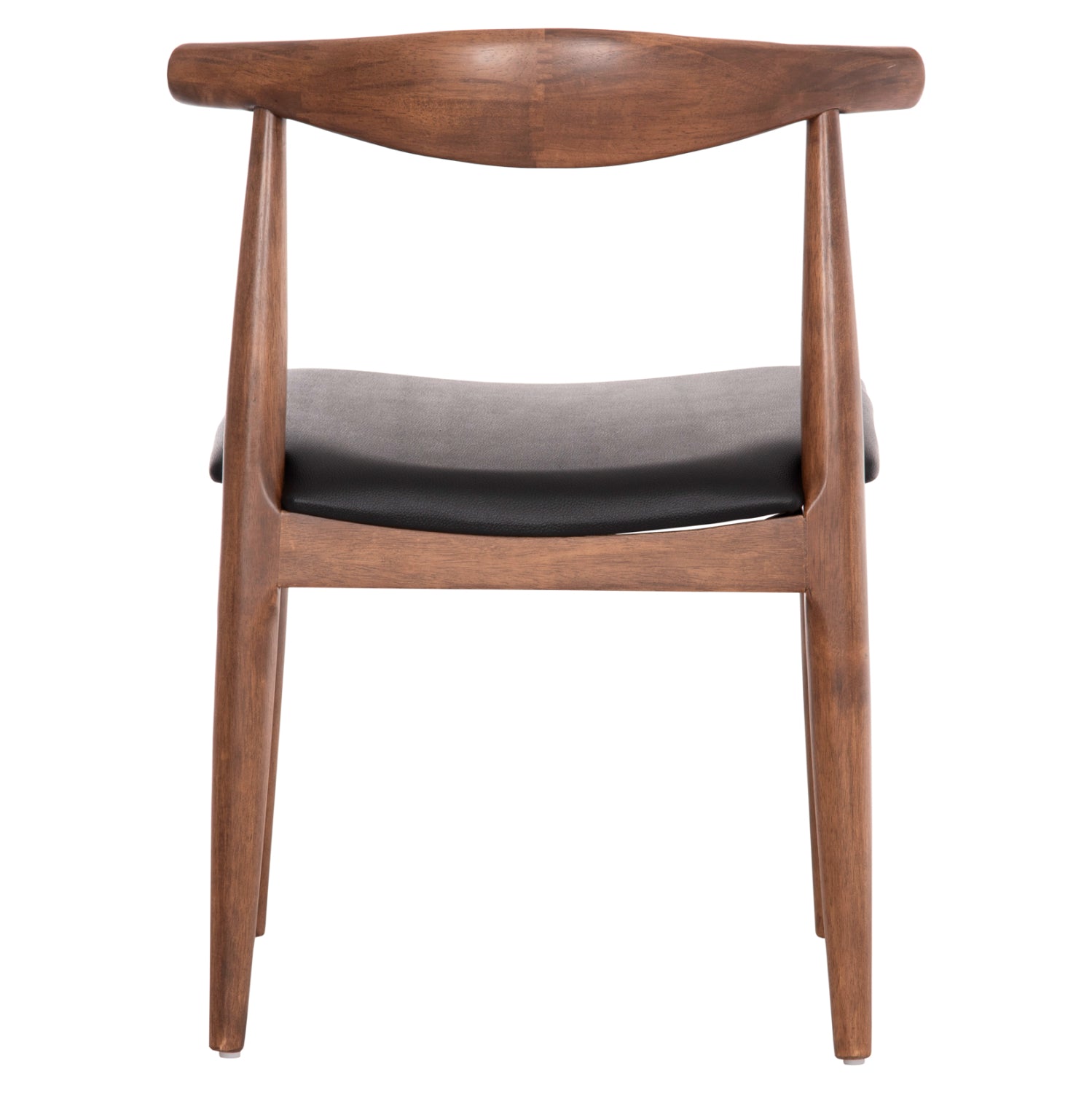 KΑΡΕΚΛΑ ΤΡΑΠΕΖΑΡΙΑΣ ALOR HM9947.03 RUBBERWOOD ΚΑΡΥΔΙ-ΜΑΥΡΟ PU 55x51x75Υεκ