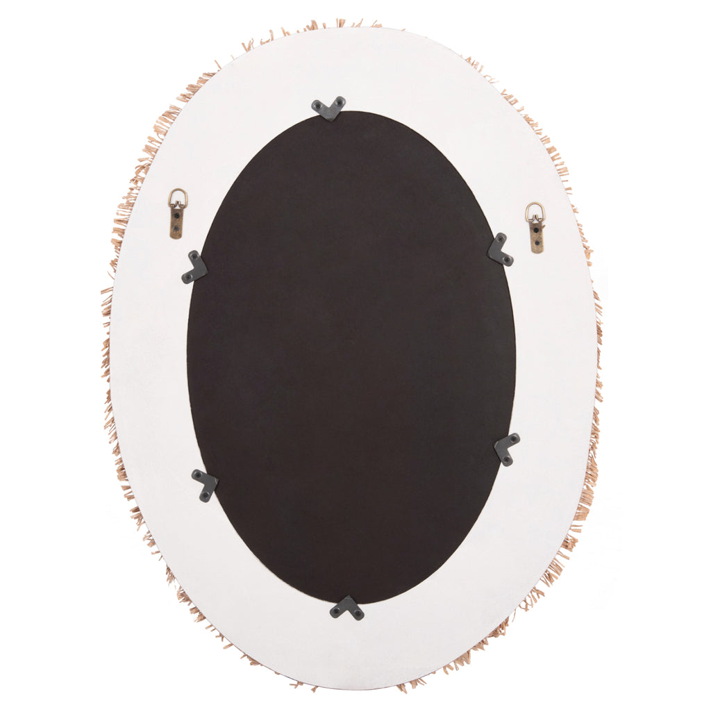 ΚΑΘΡΕΠΤΗΣ ΤΟΙΧΟΥ ΣΕΙΡΑ SANTORINI HM4528 MDF ΥΠΟΛΕΥΚΟ-ΔΙΑΚΟΣΜΗΣΗ ΣΕ ΜΠΕΖ 60x2x80Υεκ.