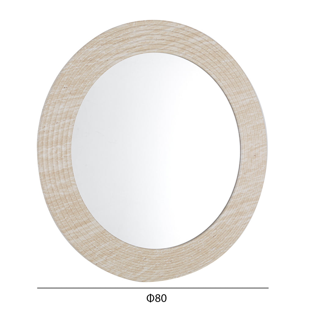 ΚΑΘΡΕΠΤΗΣ ΤΟΙΧΟΥ FONTE HM4880 ΠΛΑΙΣΙΟ MDF ΜΕ PVC ΣΕ ΧΡΩΜΑΤΙΣΜΟ ΤΡΑΒΕΡΤΙΝΑΣ Φ80εκ.