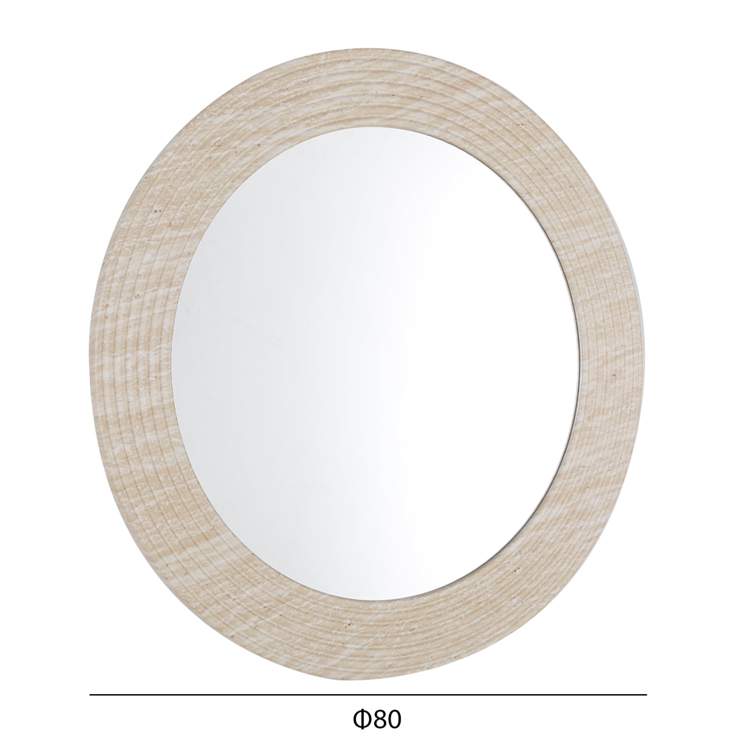 ΚΑΘΡΕΠΤΗΣ ΤΟΙΧΟΥ FONTE HM4880 ΠΛΑΙΣΙΟ MDF ΜΕ PVC ΣΕ ΧΡΩΜΑΤΙΣΜΟ ΤΡΑΒΕΡΤΙΝΑΣ Φ80εκ.