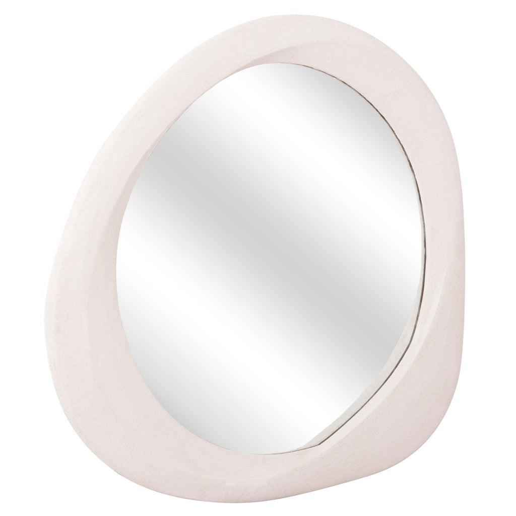 ΚΑΘΡΕΠΤΗΣ ΤΟΙΧΟΥ ΟΒΑΛ ΣΕΙΡΑ SANTORINI HM4511 MDF ΣΕ ΥΠΟΛΕΥΚΟ 82x3,5x74Υεκ