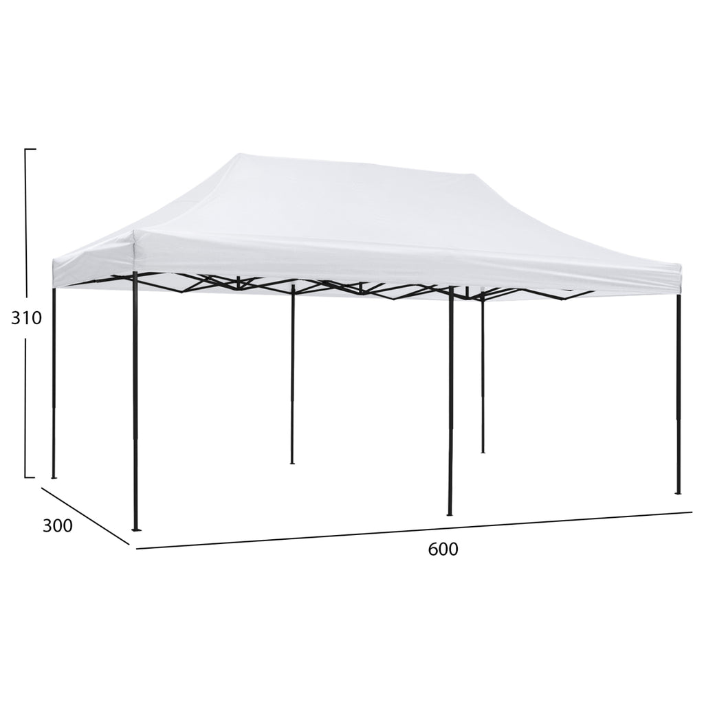 ΚΙΟΣΚΙ/GAZEBO MATTHEW HM6312 ΠΤΥΣΣΟΜΕΝΟ-ΣΚΕΛΕΤΟΣ ΜΕΤΑΛ.ΜΑΥΡΟΣ-ΛΕΥΚΟ ΥΦΑΣΜΑ 300x600x310Yεκ