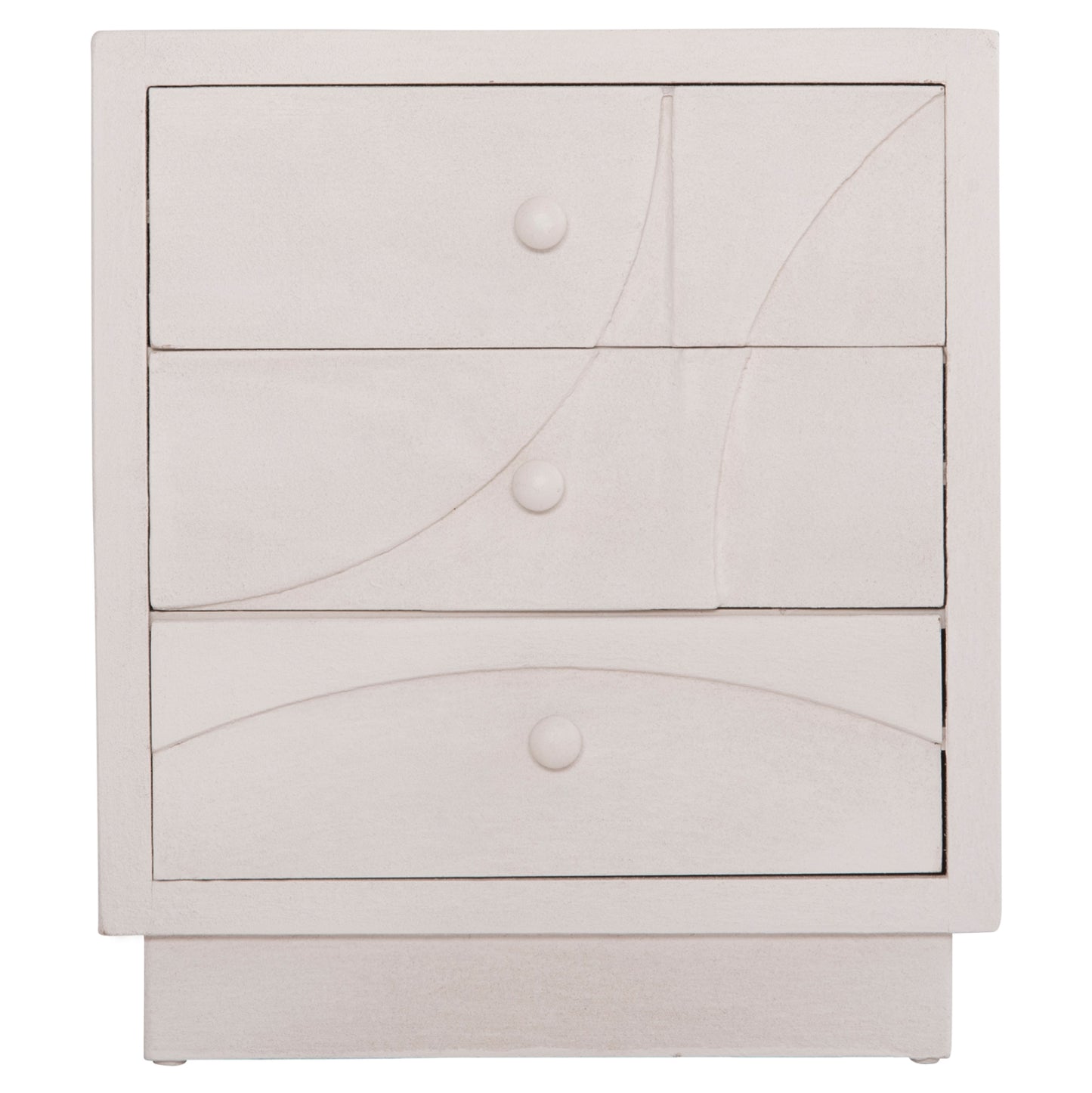 ΚΟΜΟΔΙΝΟ ΣΕΙΡΑ SANTORINI HM18047 MDF ΣΕ ΥΠΟΛΕΥΚΟ ΧΡΩΜΑ-3 ΣΥΡΤΑΡIA 48x38x55,5Υεκ.