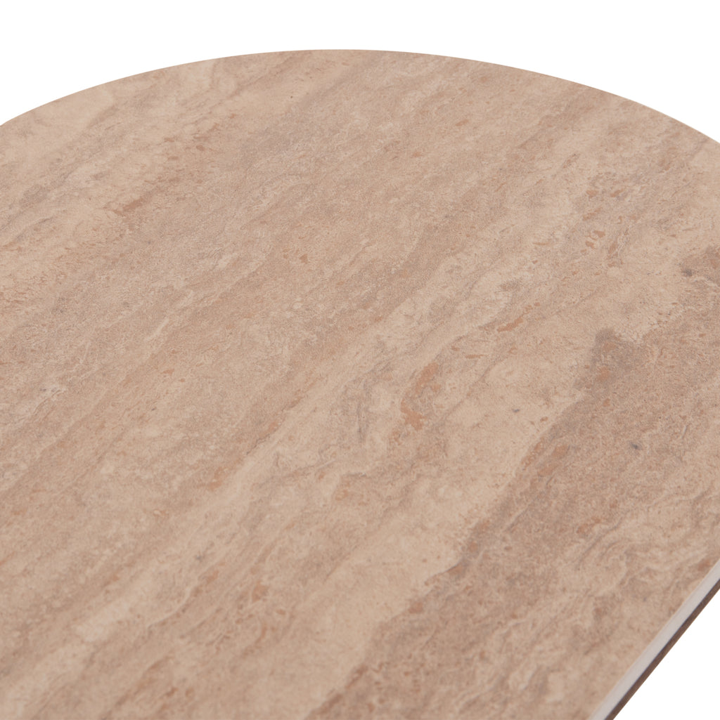 ΚΟΝΣΟΛΑ WALDEN HM18439 ΚΕΡΑΜΙΚΟ TOP ΤΡΑΒΕΡΤΙΝΑ--MDF ΒΑΣΗ ΚΑΡΥΔΙ 120x40x76Υεκ