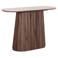 ΚΟΝΣΟΛΑ WALDEN HM18439 ΚΕΡΑΜΙΚΟ TOP ΤΡΑΒΕΡΤΙΝΑ--MDF ΒΑΣΗ ΚΑΡΥΔΙ 120x40x76Υεκ