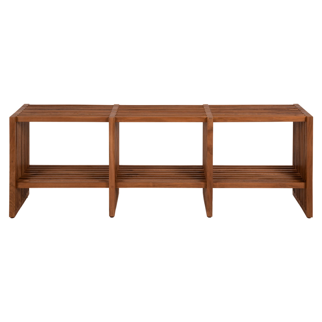 ΚΟΝΣΟΛΑ TV NYA HM9831 ΜΑΣΙΦ ΞΥΛΟ TEAK ΣΕ ΦΥΣΙΚΟ ΧΡΩΜΑ 130x29,5x46Υ εκ.