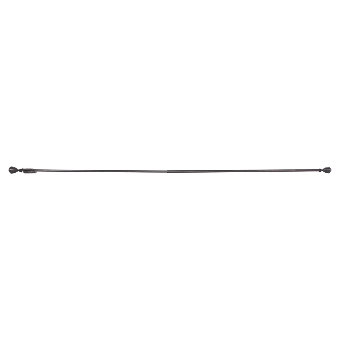 ΚΟΥΡΤΙΝΟΞΥΛΟ 110-210cm HM11280.03 ΜΕΤΑΛΛΙΚΟ ΠΤΥΣ/ΝΟ ΜΑΥΡΟ ΚΟΚΚΙΝΟ ΚΩΝΟΣ Ε-0316