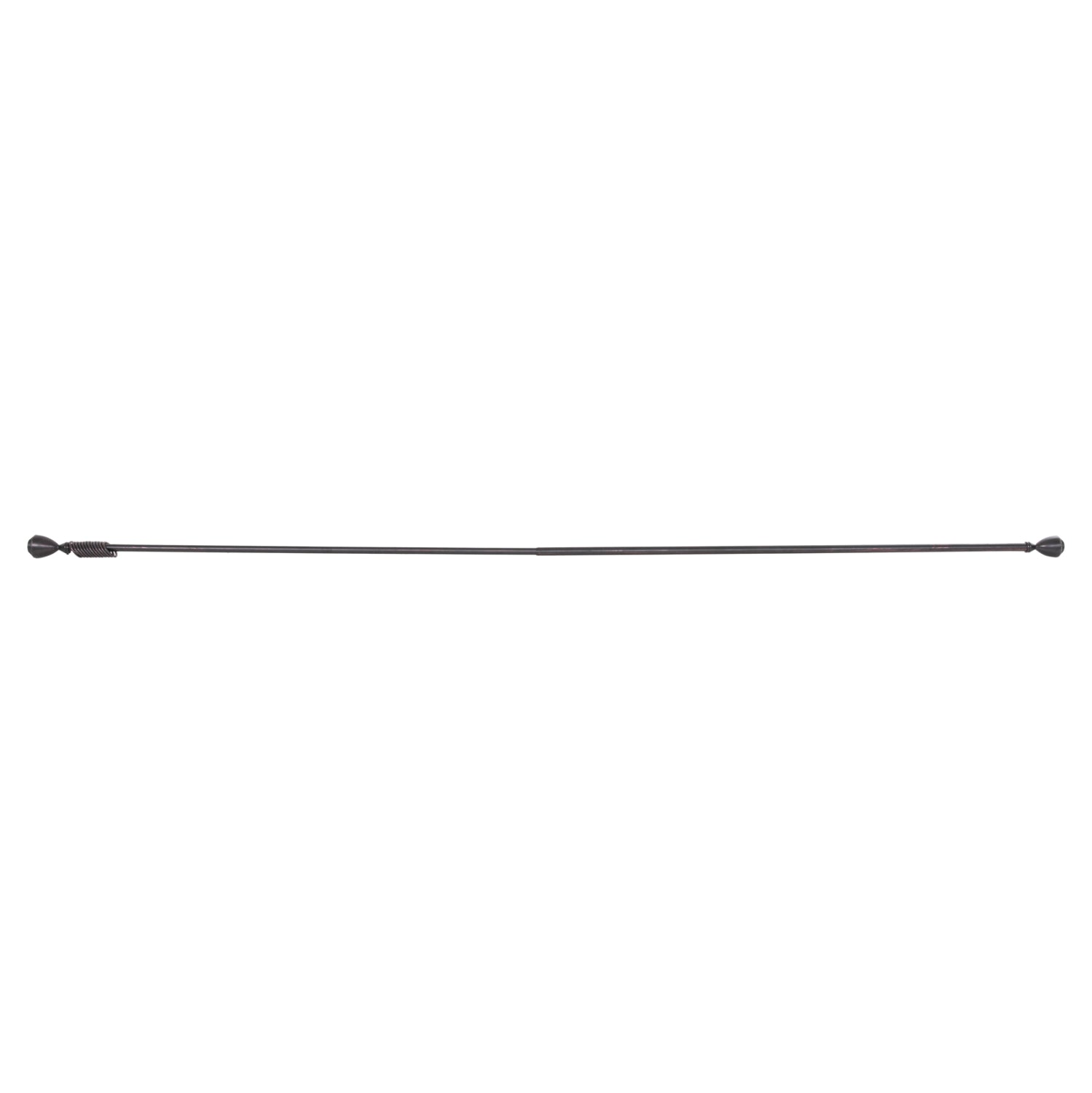 ΚΟΥΡΤΙΝΟΞΥΛΟ 110-210cm HM11280.03 ΜΕΤΑΛΛΙΚΟ ΠΤΥΣ/ΝΟ ΜΑΥΡΟ ΚΟΚΚΙΝΟ ΚΩΝΟΣ Ε-0316