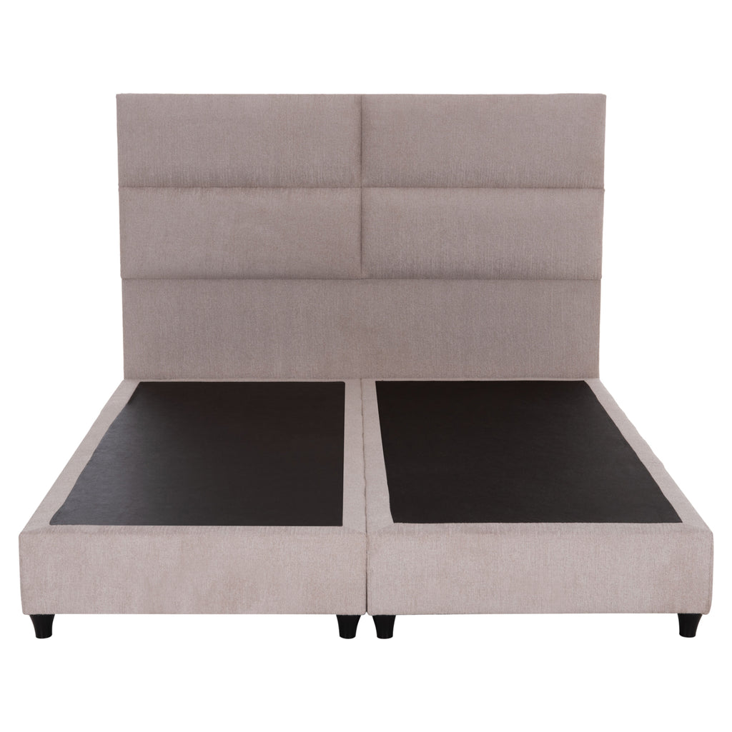 ΚΡΕΒΑΤΙ MILO HM616.32 ΜΠΕΖ ΥΦΑΣΜΑ ΓΙΑ ΣΤΡΩΜΑ 160x200εκ