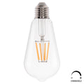 ΛΑΜΠΤΗΡΑΣ HM4188.01 LED FILAMENT 8W E27 DIMMABLE 2700K ΔΙΑΦΑΝΟΣ