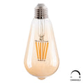 ΛΑΜΠΤΗΡΑΣ HM4188.02 LED FILAMENT 8W E27 DIMMABLE 3000K GOLD