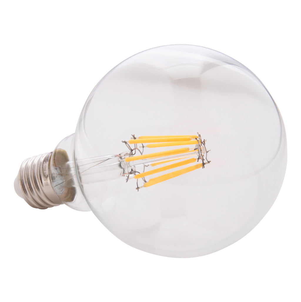 ΛΑΜΠΤΗΡΑΣ GLOBO LED FILAMENT 8W E27 2700K ΔΙΑΦΑΝΟΣ DIMMABLE HM4050.01