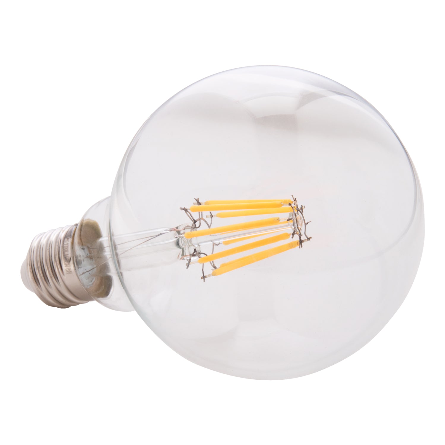 ΛΑΜΠΤΗΡΑΣ GLOBO LED FILAMENT 8W E27 2700K ΔΙΑΦΑΝΟΣ DIMMABLE HM4050.01