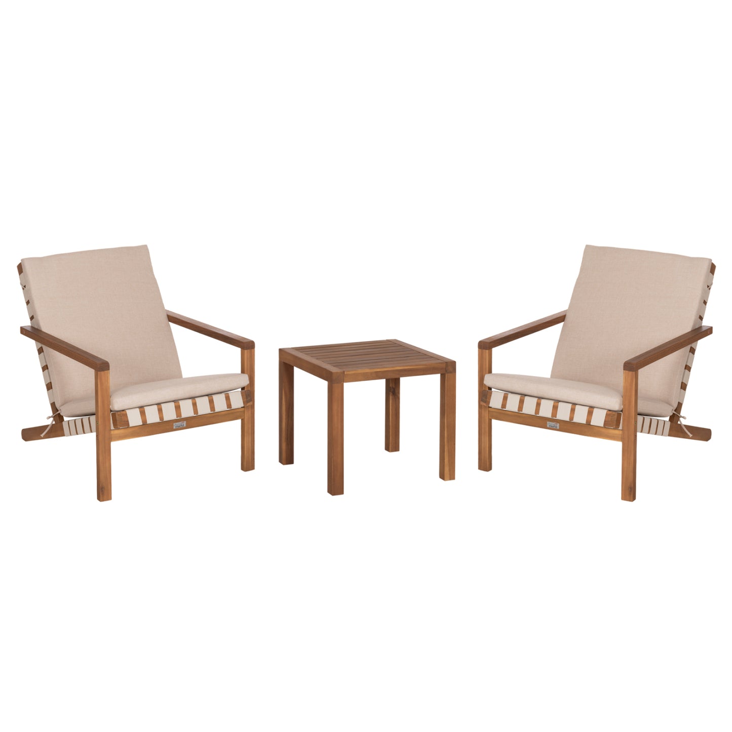 LOUNGE ΣΕΤ ΕΞ.ΧΩΡΟΥ 3ΤΜΧ DAME HM10982 ΞΥΛΟ ΑΚΑΚΙΑΣ--ΣΧΟΙΝΙ STRAP & ΜΑΞΙΛΑΡΙΑ ΣΕ ΜΠΕΖ