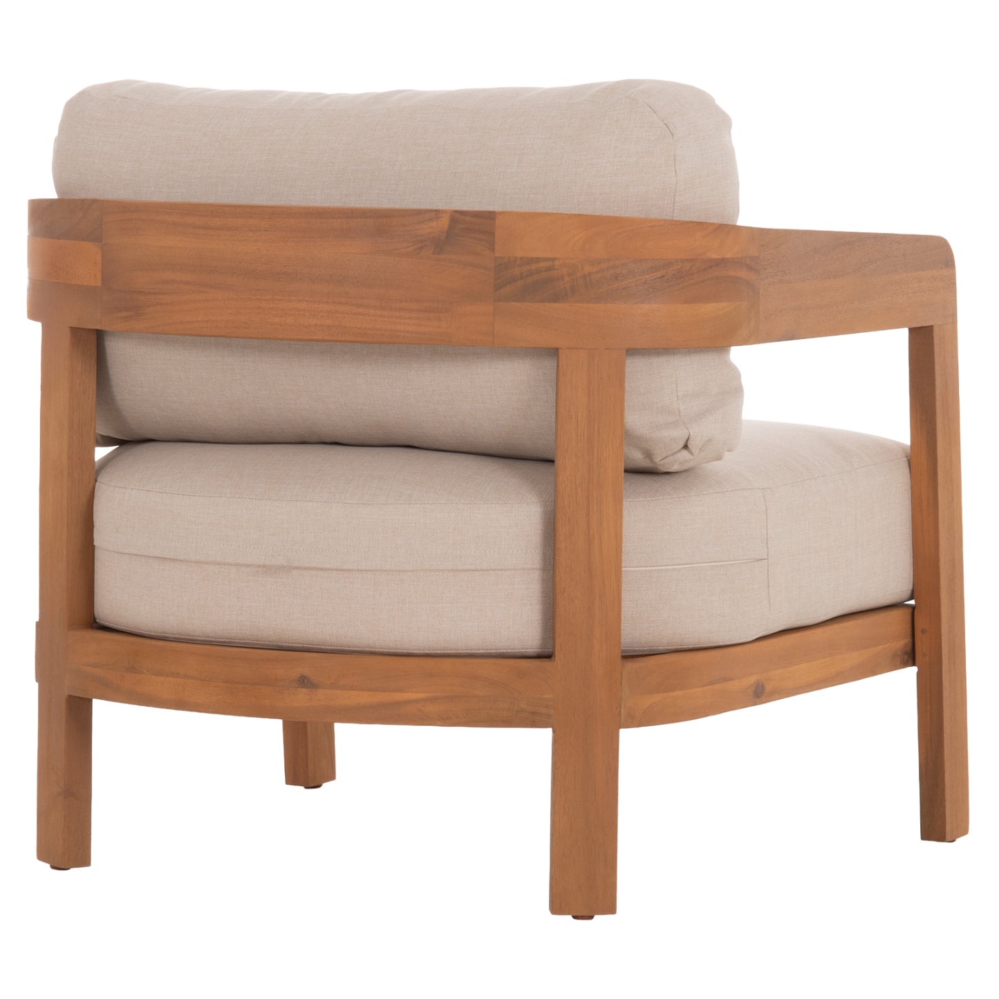 LOUNGE ΣΕΤ SOLARA HM10892 ΤΡΑΠΕΖΑΚΙ & 2 ΠΟΛΥΘΡΟΝΕΣ--ΞΥΛΟ ΑΚΑΚΙΑΣ--ΕΚΡΟΥ ΜΑΞΙΛΑΡΙΑ