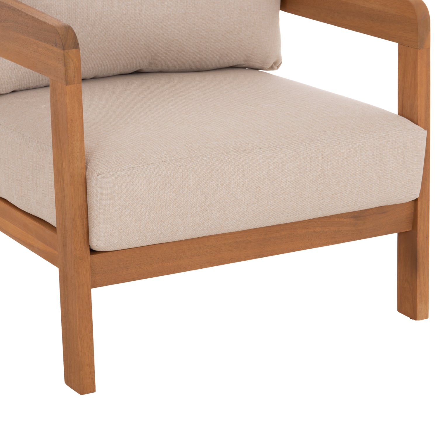 LOUNGE ΣΕΤ SOLARA HM10892 ΤΡΑΠΕΖΑΚΙ & 2 ΠΟΛΥΘΡΟΝΕΣ--ΞΥΛΟ ΑΚΑΚΙΑΣ--ΕΚΡΟΥ ΜΑΞΙΛΑΡΙΑ