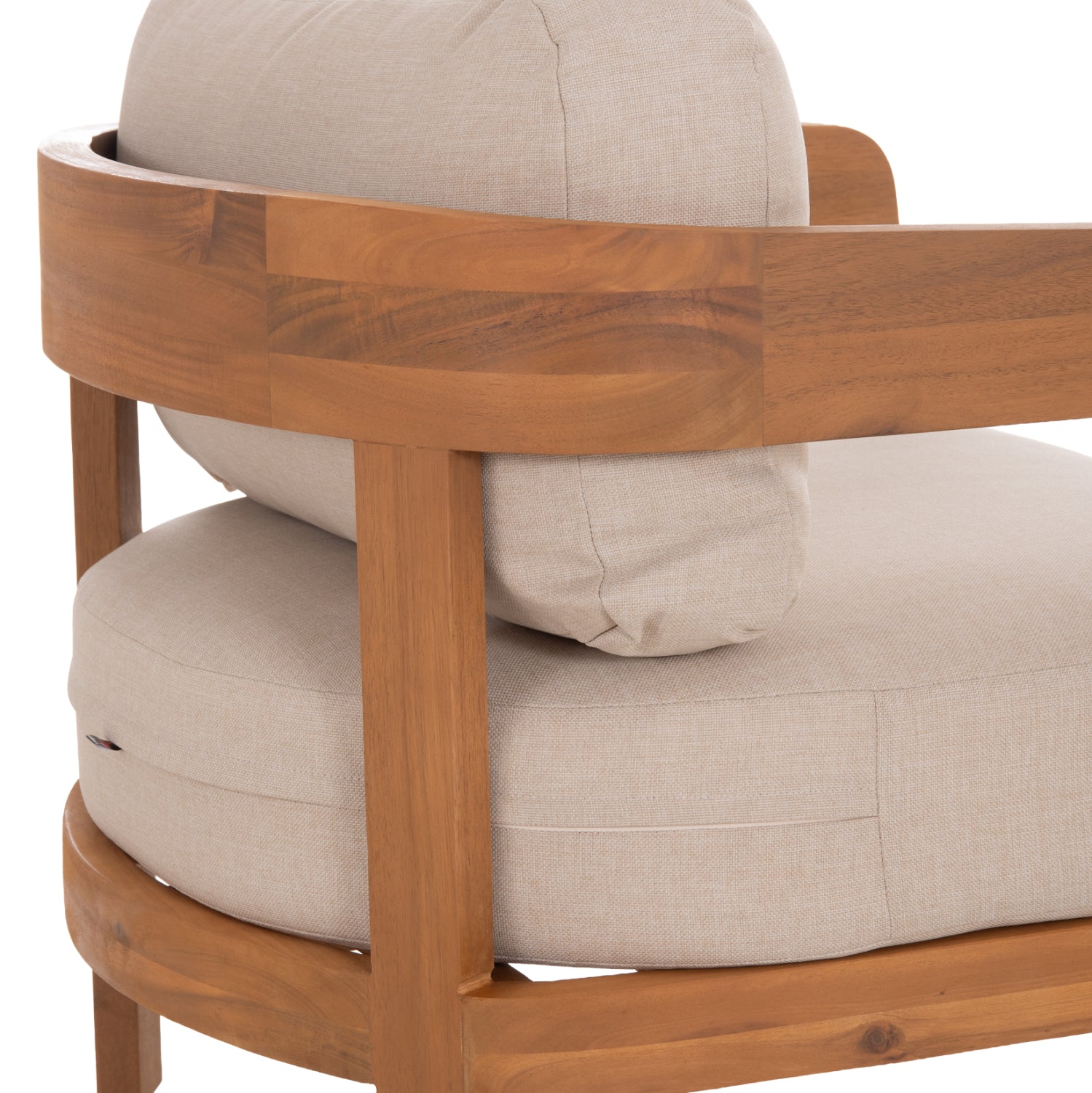 LOUNGE ΣΕΤ SOLARA HM10892 ΤΡΑΠΕΖΑΚΙ & 2 ΠΟΛΥΘΡΟΝΕΣ--ΞΥΛΟ ΑΚΑΚΙΑΣ--ΕΚΡΟΥ ΜΑΞΙΛΑΡΙΑ