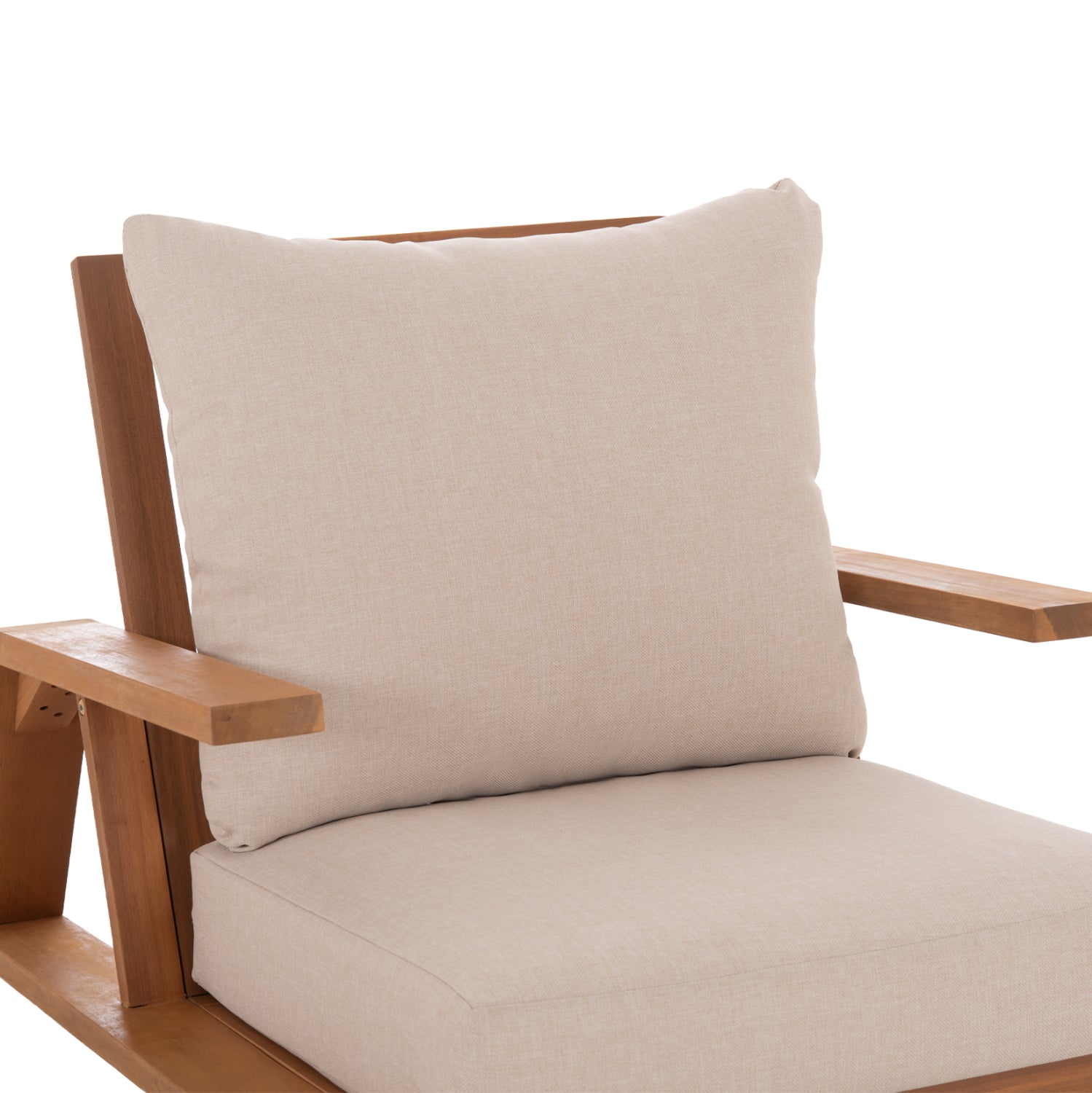 LOUNGE ΣΕΤ MIREX HM10893 ΤΡΑΠΕΖΑΚΙ & 2 ΠΟΛΥΘΡΟΝΕΣ--ΞΥΛΟ ΑΚΑΚΙΑΣ--ΕΚΡΟΥ ΜΑΞΙΛΑΡΙΑ