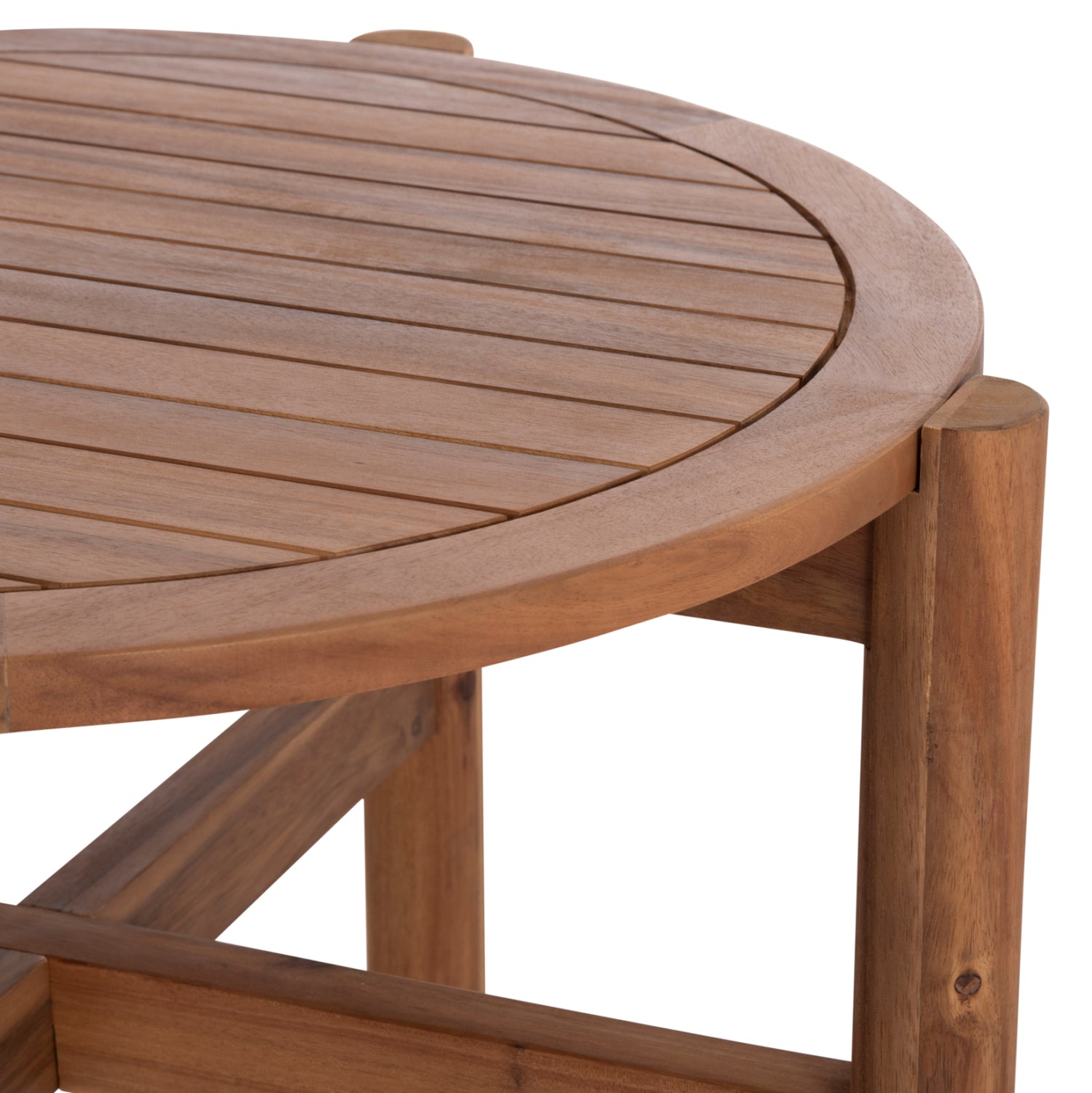 LOUNGE ΣΕΤ SANJI HM21214 ΤΡΑΠΕΖΙ & 2 ΠΟΛΥΘΡΟΝΕΣ--ΞΥΛΟ ΑΚΑΚΙΑΣ-ΑΛΟΥΜΙΝΙΟ-ΣΧΟΙΝΙ