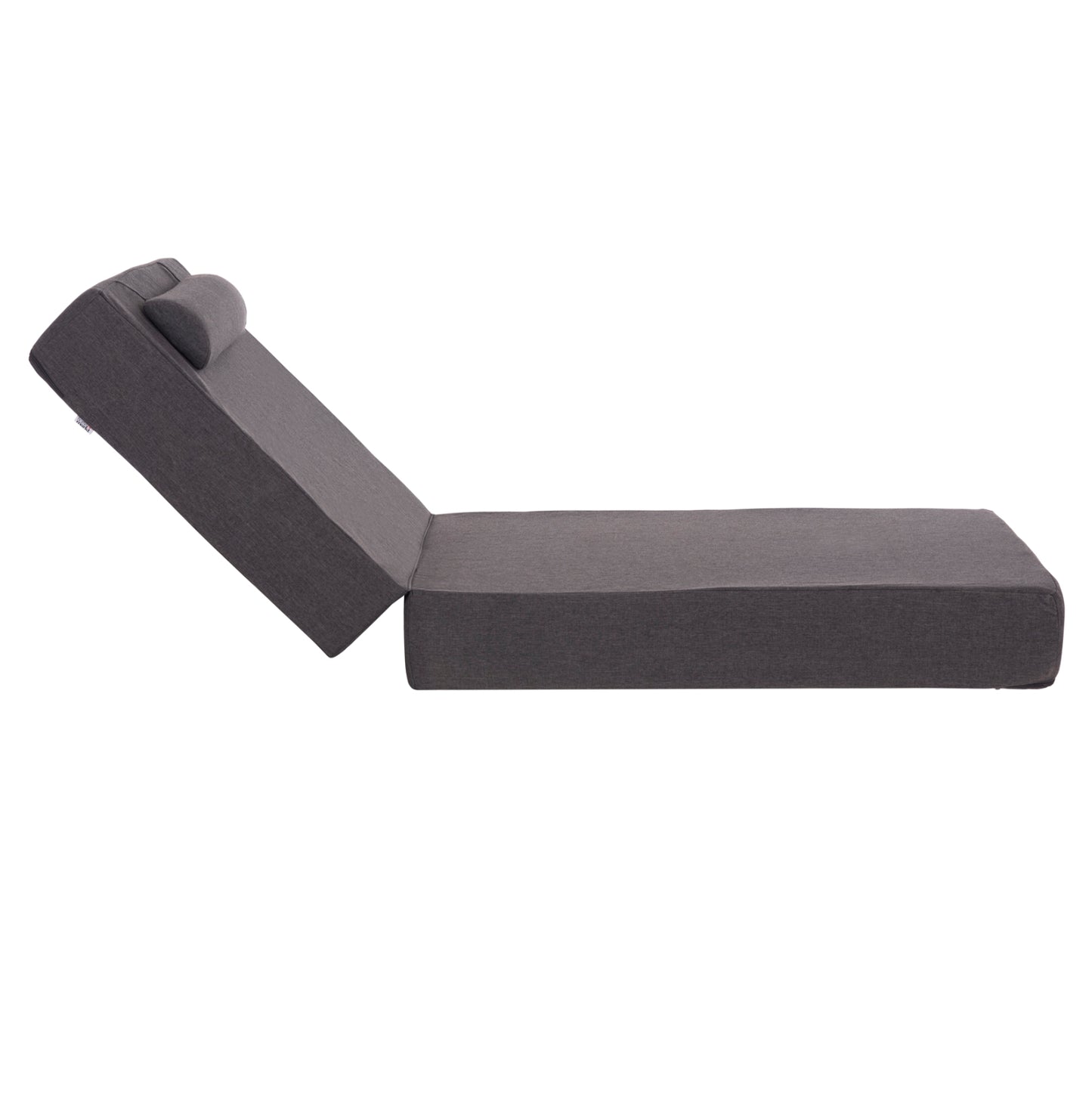 ΜΑΞΙΛΑΡΙ ΞΑΠΛΩΣΤΡΑΣ KIHEI HM21094.03 OLEFIN ΣΚΟΥΡΟ ΓΚΡΙ ΜΕ FOAM 198x70x20Υεκ