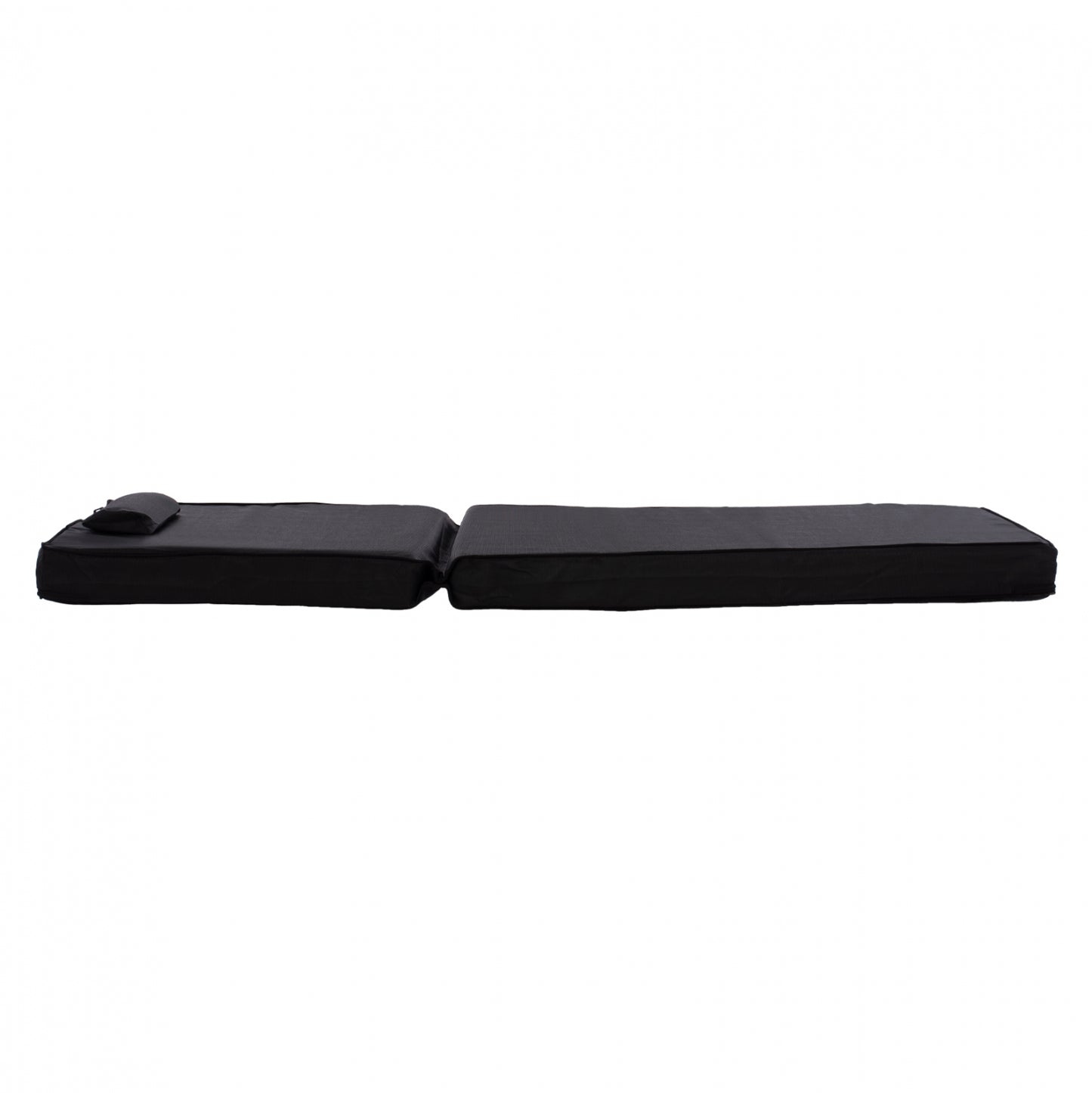 ΜΑΞΙΛΑΡΙ ΞΑΠΛΩΣΤΡΑΣ TEXTILENE 600gr/m2 2X1 SIFNOS ΜΑΥΡΟ HM11237.05T 194x70x11 εκ.