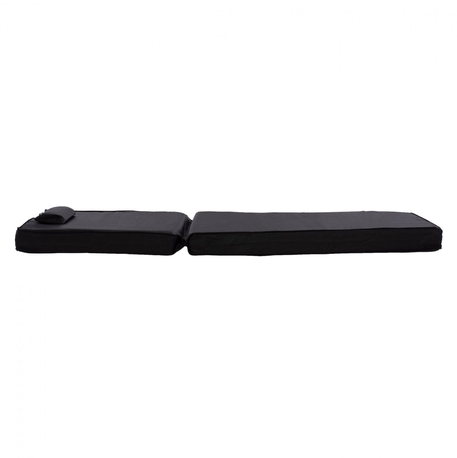 ΜΑΞΙΛΑΡΙ ΞΑΠΛΩΣΤΡΑΣ TEXTILENE 600gr/m2 2X1 SIFNOS ΜΑΥΡΟ HM11237.05T 194x70x11 εκ.
