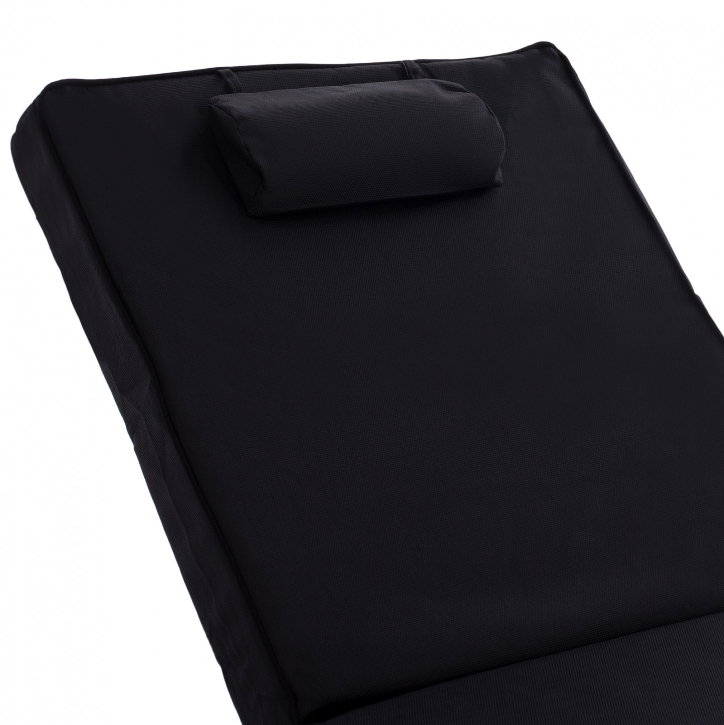 ΜΑΞΙΛΑΡΙ ΞΑΠΛΩΣΤΡΑΣ TEXTILENE 600gr/m2 2X1 SIFNOS ΜΑΥΡΟ HM11237.05T 194x70x11 εκ.
