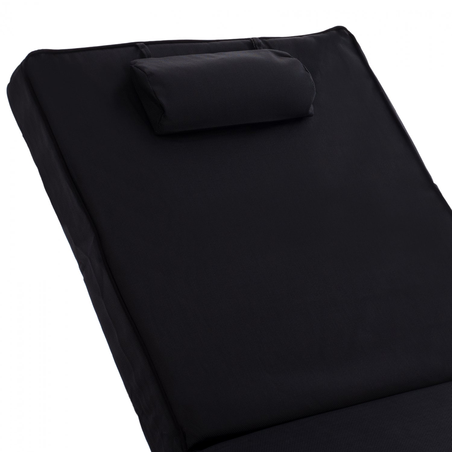 ΜΑΞΙΛΑΡΙ ΞΑΠΛΩΣΤΡΑΣ TEXTILENE 600gr/m2 2X1 SIFNOS ΜΑΥΡΟ HM11237.05T 194x70x11 εκ.