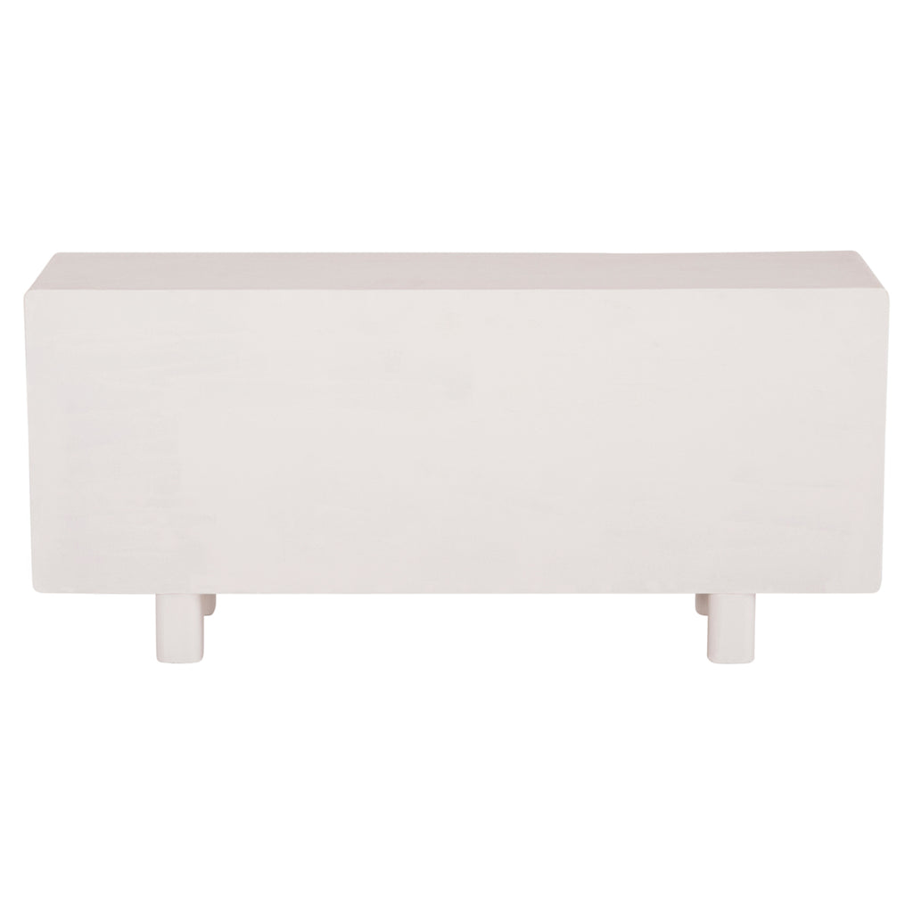 ΜΠΟΥΦΕΣ ΣΕΙΡΑ SANTORINI HM18068 MDF ΣΕ ΥΠΟΛΕΥΚΟ ΧΡΩΜΑ-3 ΠΟΡΤΕΣ 140x38x64Υεκ.