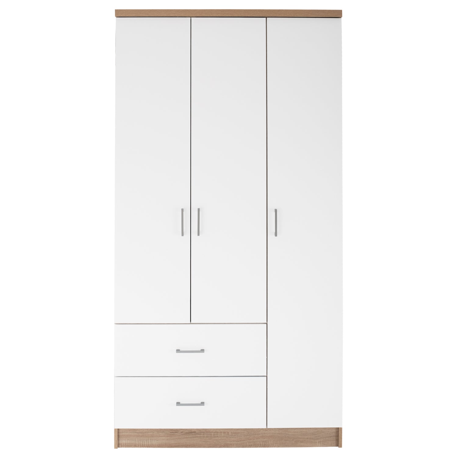ΝΤΟΥΛΑΠΑ 3ΦΥΛΛΗ ME 2 ΣΥΡΤΑΡΙΑ CAESAR HM340.06 SONAMA - ΛΕΥΚO 89x42,5x181 εκ.