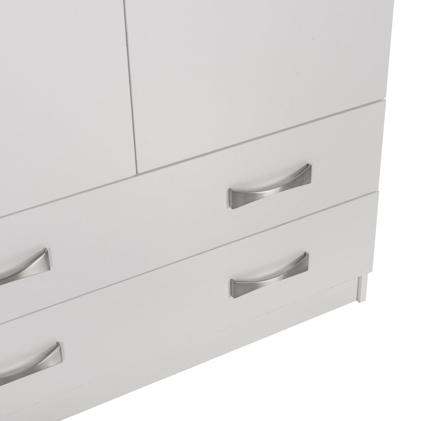 ΝΤΟΥΛΑΠΑ 3ΦΥΛΛΗ ΜΕ ΠΑΤΑΡΙ CARLY HM10891.05 ΜΕΛΑΜΙΝΗ ΣΕ ΛΕΥΚΟ 150X55Χ240Υεκ.