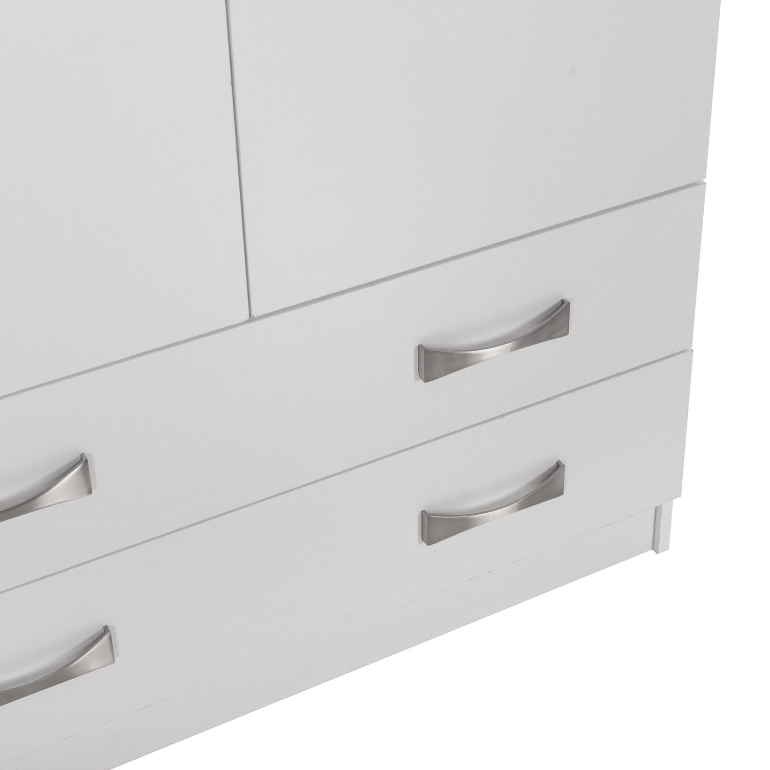 ΝΤΟΥΛΑΠΑ 3ΦΥΛΛΗ ΜΕ ΠΑΤΑΡΙ CARLY HM10891.05 ΜΕΛΑΜΙΝΗ ΣΕ ΛΕΥΚΟ 150X55Χ240Υεκ.