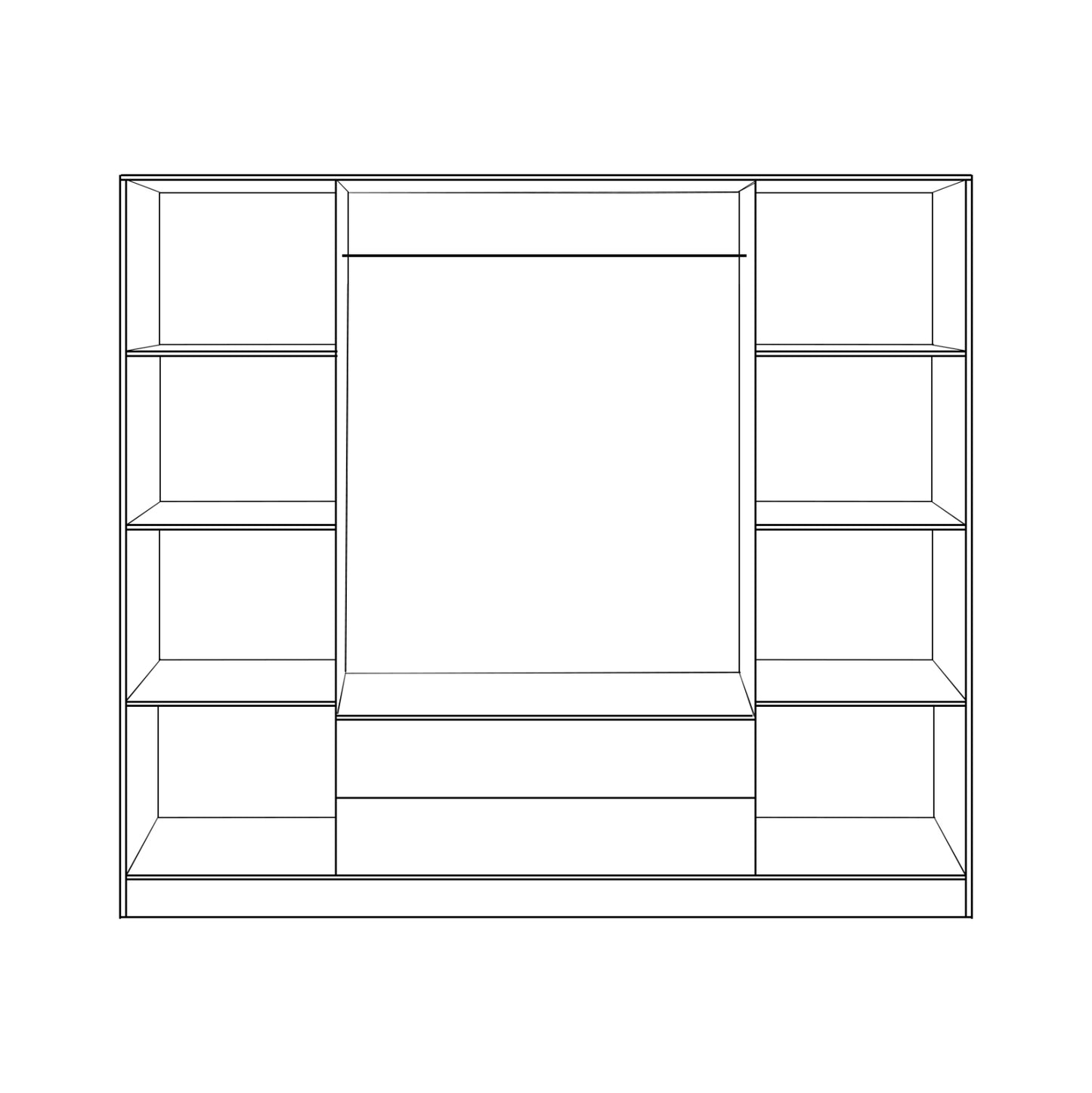 ΝΤΟΥΛΑΠΑ 4ΦΥΛΛΗ ΜΕ 2 ΣΥΡΤΑΡΙΑ AZALEA 200x55.5x180Υ εκ. HM353.01 ZEBRANO