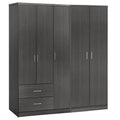 ΝΤΟΥΛΑΠΑ 5ΦΥΛΛΗ CAESAR HM21234.01 ΜΕΛΑΜΙΝΗ ΧΡΩΜΑ ZEBRANO 150x42.5x181Υεκ