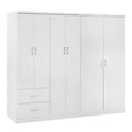 ΝΤΟΥΛΑΠΑ 6ΦΥΛΛΗ BLAKELY HM21235.05 ΜΕΛΑΜΙΝΗ ΧΡΩΜΑ ΛΕΥΚΟ 201x43x181Υεκ