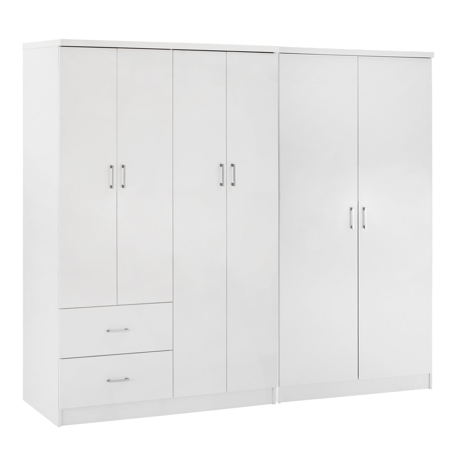 ΝΤΟΥΛΑΠΑ 6ΦΥΛΛΗ BLAKELY HM21235.05 ΜΕΛΑΜΙΝΗ ΧΡΩΜΑ ΛΕΥΚΟ 201x43x181Υεκ