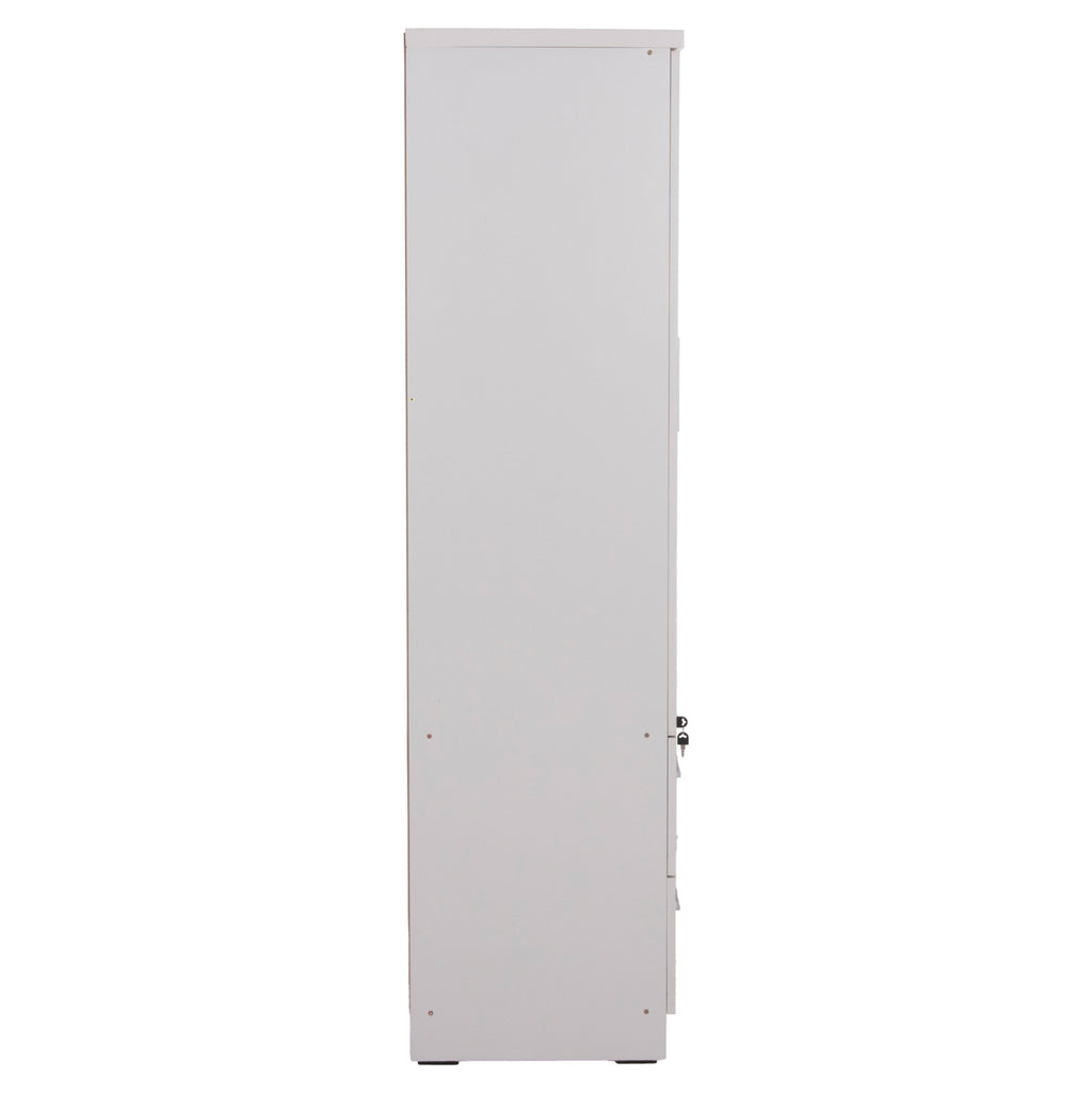 ΝΤΟΥΛΑΠΑ ΜΕ ΚΑΘΡΕΦΤΗ & ΣΥΡΤΑΡΙΑ JARRY HM2485.01 ΛΕΥΚΗ ΜΕΛΑΜΙΝΗ 119x48x183Υεκ