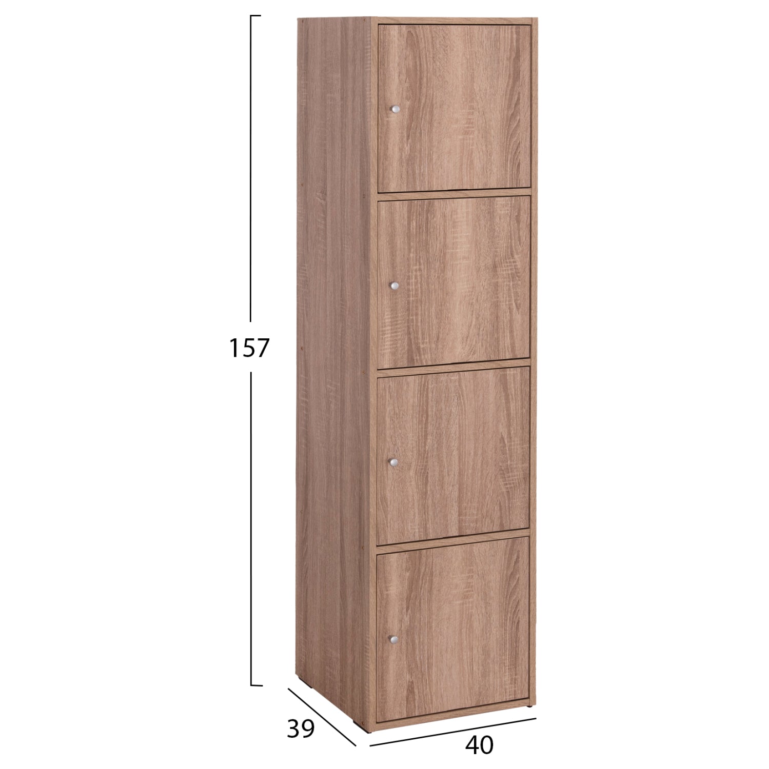 ΝΤΟΥΛΑΠΙ SORIANO HM9940.11 SONAMA OAK ΜΕΛΑΜΙΝΗ 40x39-41x157Υεκ.
