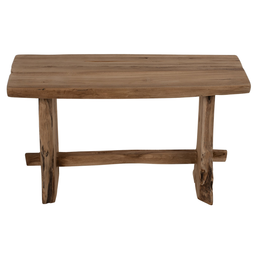 ΠΑΓΚΑΚΙ YEDI HM9347 ΑΠΟ ΜΑΣΙΦ ΞΥΛΟ TEAK ΦΥΣΙΚΟ 80X40X44Y εκ.