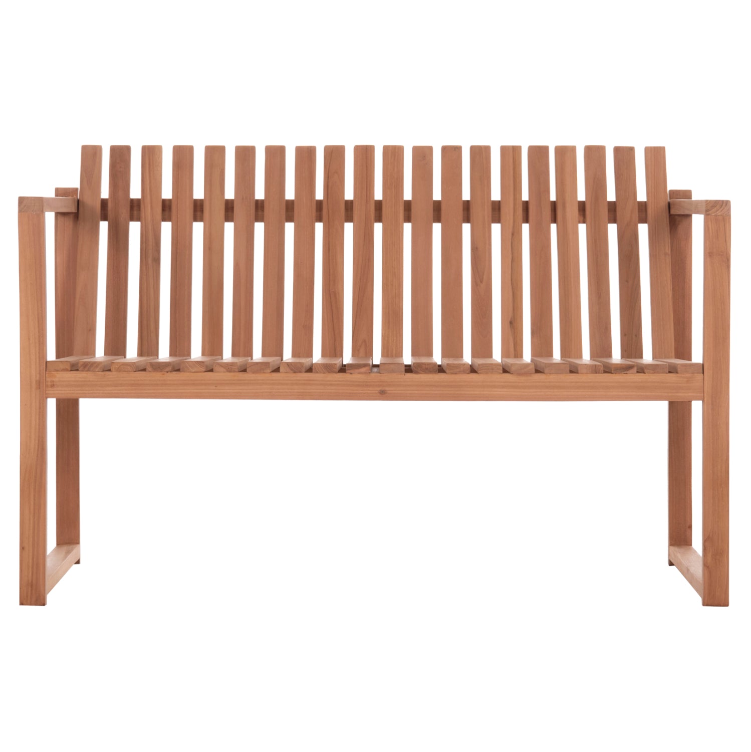 ΠΑΓΚΑΚΙ ΚΗΠΟΥ 2ΘΕΣΙΟ VED HM18124 ΞΥΛΟ TEAK--ΦΥΣΙΚΟ ΧΡΩΜΑ 130x60x86Υεκ.