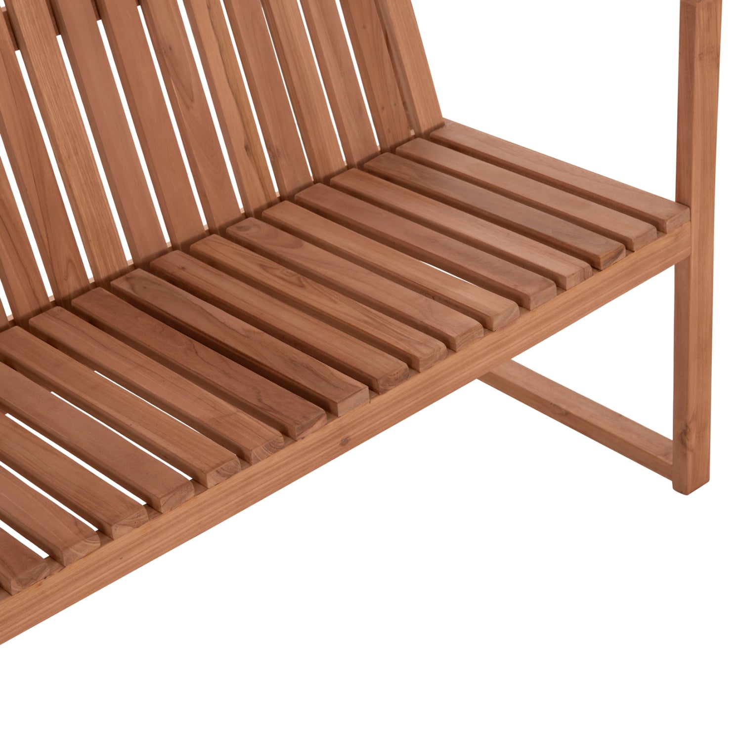 ΠΑΓΚΑΚΙ ΚΗΠΟΥ 2ΘΕΣΙΟ VED HM18124 ΞΥΛΟ TEAK--ΦΥΣΙΚΟ ΧΡΩΜΑ 130x60x86Υεκ.
