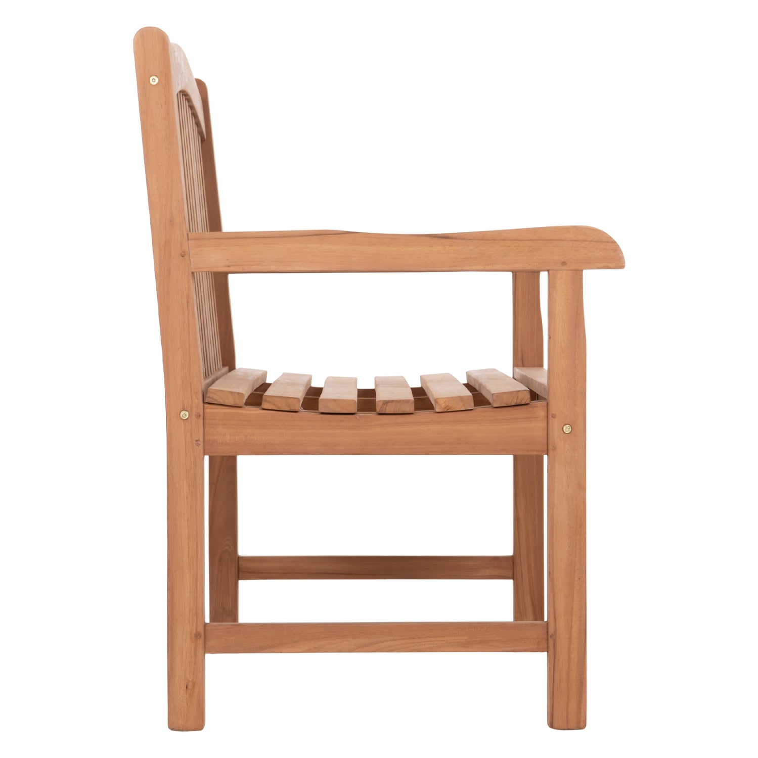 ΠΑΓΚΑΚΙ ΚΗΠΟΥ 2ΘΕΣΙΟ ELENA HM6651 ΞΥΛΟ TEAK--ΦΥΣΙΚΟ 120x60x95Υεκ.