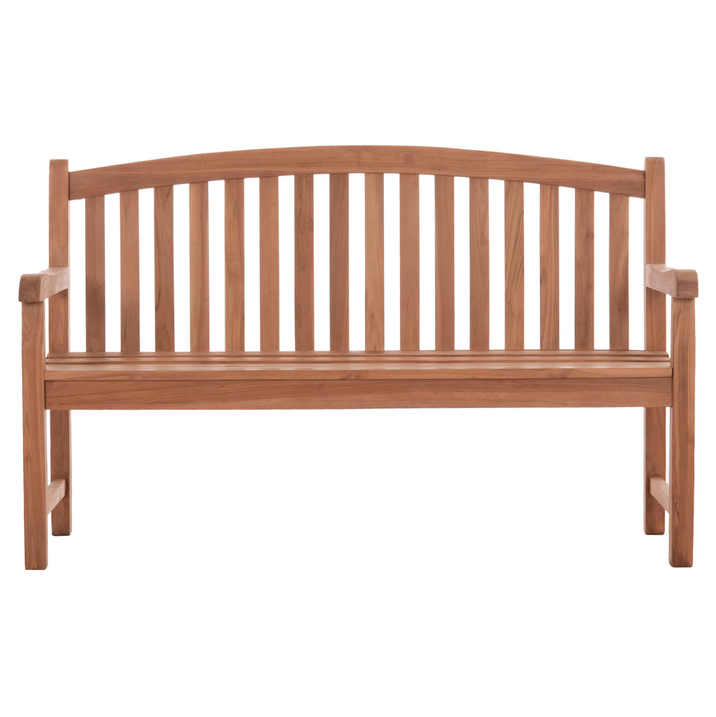 ΠΑΓΚΑΚΙ ΚΗΠΟΥ 3ΘΕΣΙΟ ELENA HM18125 ΞΥΛΟ TEAK--ΦΥΣΙΚΟ 150x61x95Υεκ.