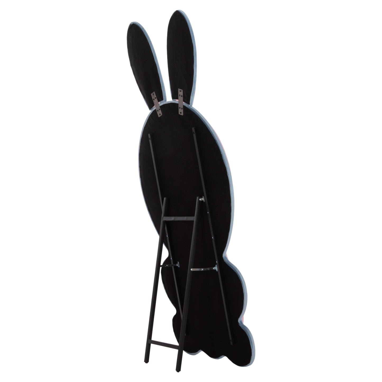 ΠΑΙΔΙΚΟΣ ΚΑΘΡΕΦΤΗΣ ΔΑΠΕΔΟΥ BUNNY HM4489.02 MDF ΡΟΖ & ΜΠΛΕ-ΜΑΥΡΟ STAND 80x162Υεκ.