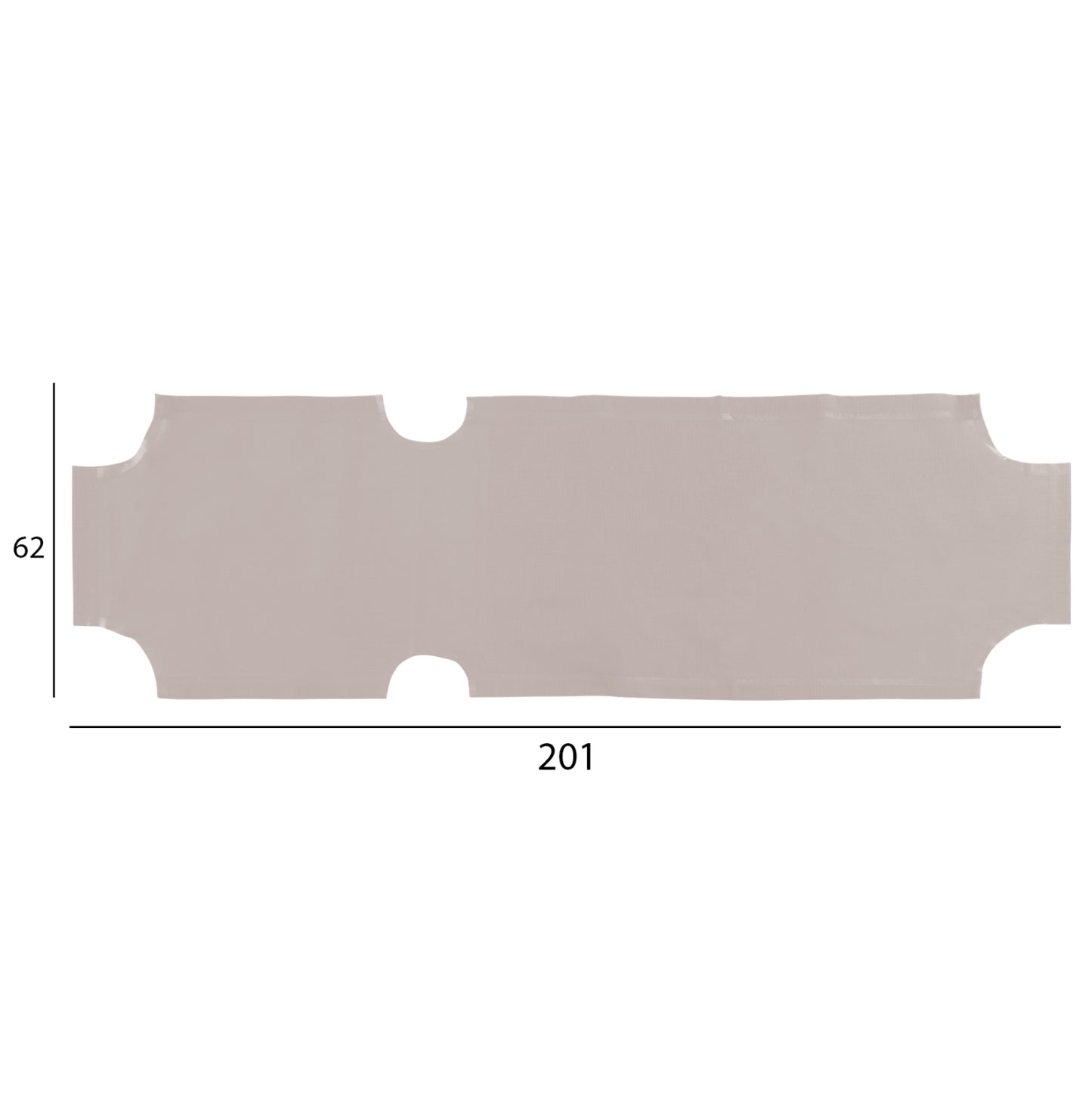ΠΑΝΙ TEXTILENE 600gr/m2 2X1 ΑΝΤΑΛΛΑΚΤΙΚΟ ΞΑΠΛΩΣΤΡΑΣ HM5072.60 ΕΚΡΟΥ