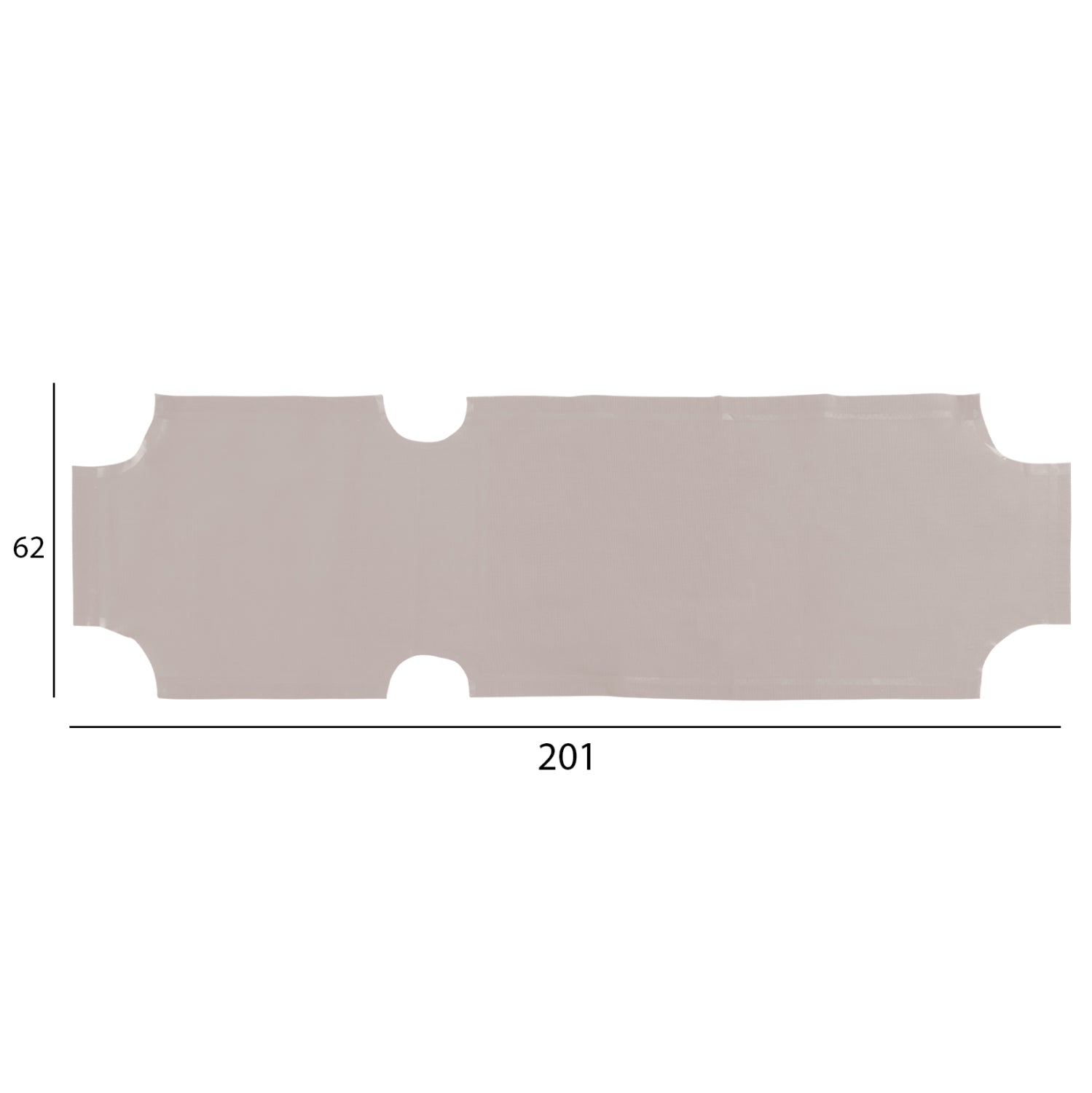 ΠΑΝΙ TEXTILENE 600gr/m2 2X1 ΑΝΤΑΛΛΑΚΤΙΚΟ ΞΑΠΛΩΣΤΡΑΣ HM5072.60 ΕΚΡΟΥ