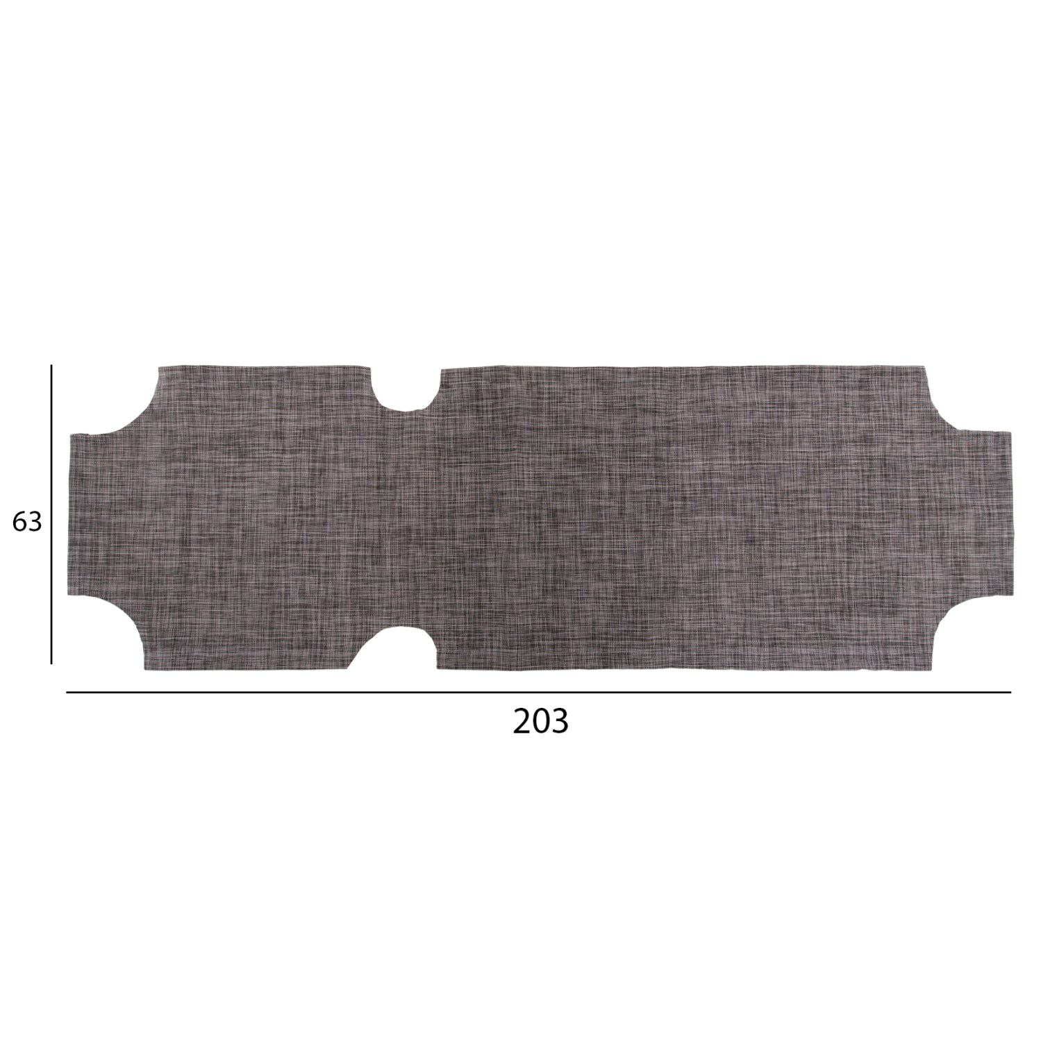 ΠΑΝΙ TEXTILENE 600gr/m2 2X1 ΑΝΤΑΛΛΑΚΤΙΚΟ ΞΑΠΛΩΣΤΡΑΣ HM5072.10 ΓΚΡΙ 201x62 εκ.