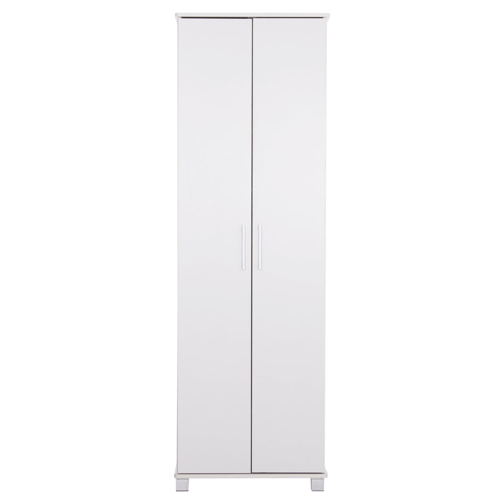 ΠΑΠΟΥΤΣΟΘΗΚΗ-ΝΤΟΥΛΑΠΑ CLUSE HM2403.03 ΜΕΛΑΜΙΝΗ ΛΕΥΚΟ ΧΡΩΜΑ 60Χ36,5Χ186,5Υεκ.